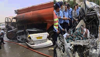 وفاة 11شخصاً بحوادث سير أمس في طرقات محافظات الجمهورية