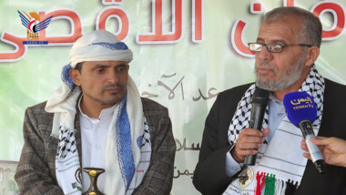 وزير حقوق الإنسان يزور مكتب حركة حماس بصنعاء
