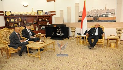 رئيس الجمهورية يستقبل سفير الولايات المتحدة الأمريكية بصنعاء