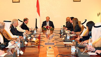 رئيس الجمهورية يستقبل سفراء الدول الراعية للمبادرة الخليجية