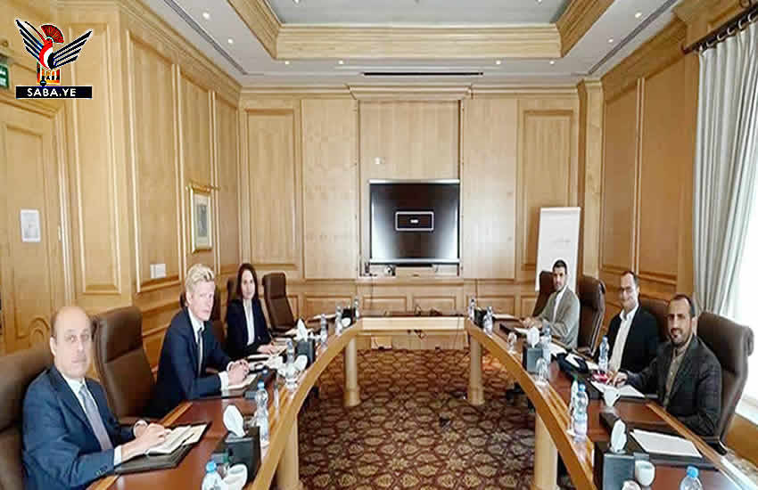 رئيس الوفد الوطني المفاوض يلتقي المبعوث الأممي