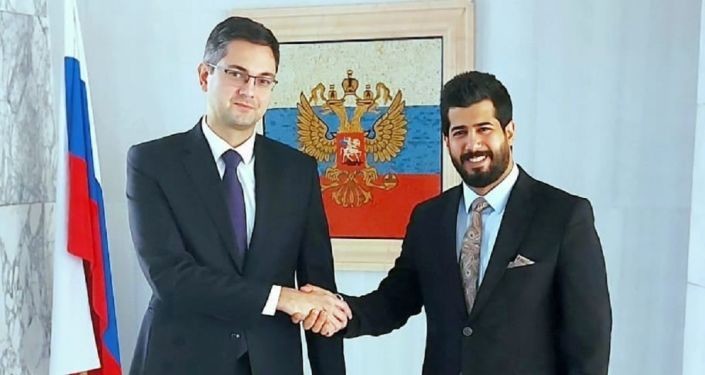 الوزير المفوض بسفارة اليمن في سوريا يلتقي نظيره الروسي