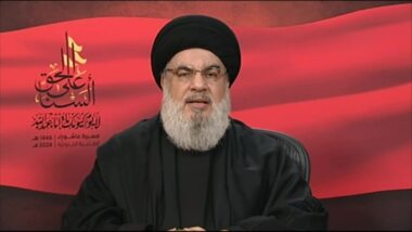 السيد نصرالله: اليمن حاصر ميناء "أم الرشراش" والعدو الصهيوني اعترف بإفلاسه