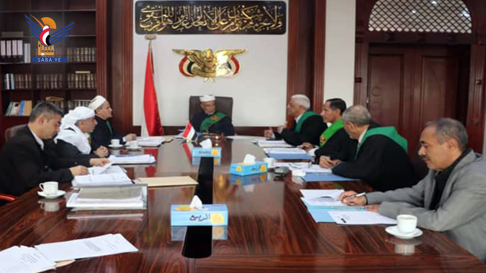 مجلس القضاء يناقش بعض الدراسات المتعلقة بمعايير تقييم أعمال القضاة