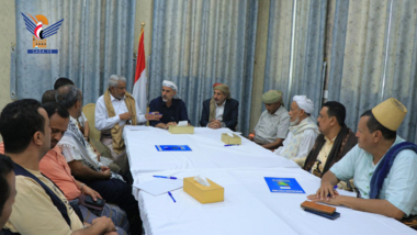 النائب الأول لرئيس الوزراء ووزيرا النقل والنفط يتفقدون موقع جريمة العدوان الأمريكي بميناء رأس عيسى