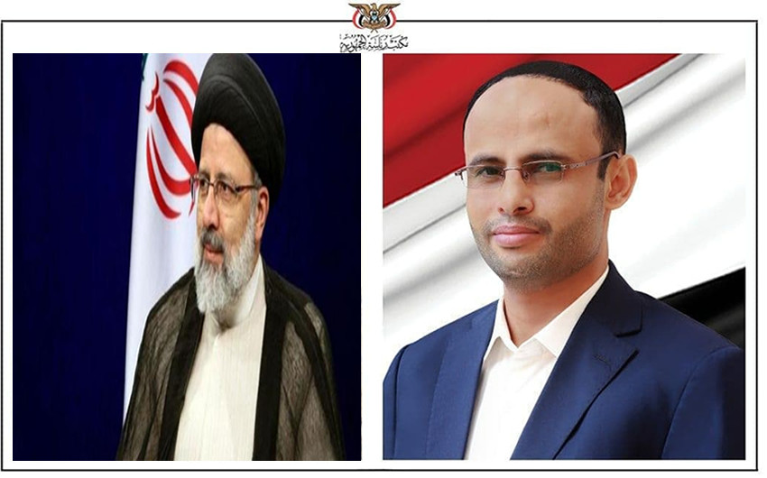 الرئيس المشاط يتلقى برقية شكر جوابية من الرئيس الإيراني